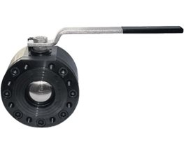 EFFEBI Gas Ball Valve Wafer SELENE A105/304 FS Full Bore PN40 DN125  2-way