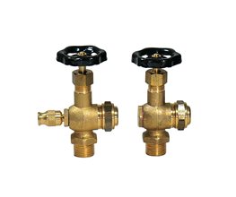 Υδροδείκτης Ορειχάλκινος Βελόνης 1/2", με Λαστιχάκι  Δείκτης στάθμης