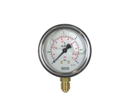 Pressure Gauge Glycerin Type Vertical WIKA 63mm x 6bar  Pressure gauge
