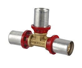 TDM PRESS Reducing Tee 26x20x16  Press Fitting