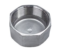 Octagon Caps 304 150# ISO 7/1F 4"  Threaded ISO/BSP