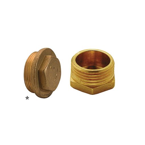 TDM ART 106 Brass Male Caps Yellow 1/2"