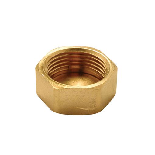 TDM ART107 Brass Female Caps Yellow 2"
