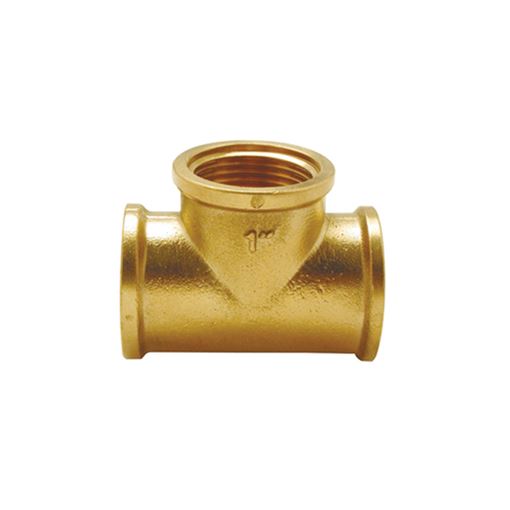 TDM ART 205 Brass Female Tees Yellow 1/2"