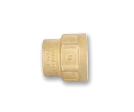 TDM ART 215 Brass reduced Socket Yellow 3/4" x 1/2"  Threaded ISO/BSP