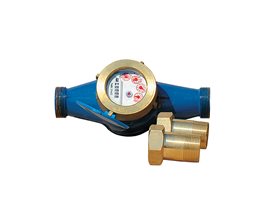 Υδρόμετρο Πολλαπλής ριπής Υγρού τύπου PN16 BSP 1/2"  Υδρόμετρο