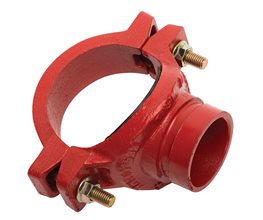 Grooved Mechanical Tee Red 5"x3"GR  Grooved fittings