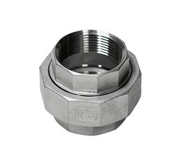 Conical Union S/S T304 150# BSP F-F 1/2"  Threaded ISO/BSP