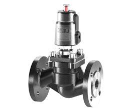 GSR Pneumatic On-Off Globe Valve Type 22 Flanged PN16 DN25  Seat valve