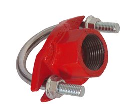 XHTONG XGQT03S Mechanical Tee w/U-Bolt 42 4x1/2" BSP  Threaded ISO/BSP