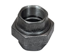 Malleable Iron Union Female Black ISO 7/1 U11 (340/54) 1"  Threaded ISO/BSP