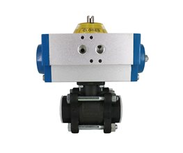 KLINGER Ball Valve KHA PN100 w/Pneum.Act. NO 11/2"/32mm  2-way