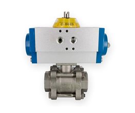 KLINGER Ball Valve S/S KHA w/Pneum.Act. NC 2"/40mm  2-way