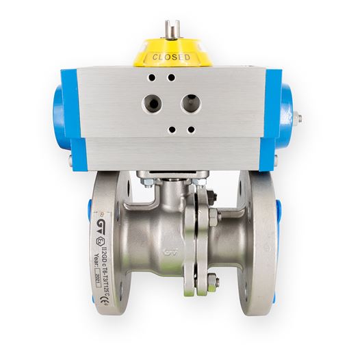 Ball Valves GENEBRE 316 FB Flanged PN40 w. DAPA 1 1/4"