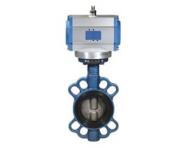 EFFEBI Butterfly Valve w/Disc SS316 w/Single Act.Pn.Act. NO 250mm  Centric type