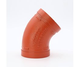 LUYUAN XGQT02 Αυλακωτές Καμπύλες 45ο 1.1/2"  Αυλακωτά εξαρτήματα