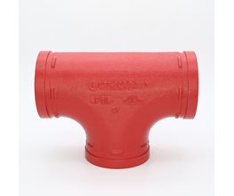 LUYUAN XGQT03 Grooved Short Equal Tee 4"/100 - 114 3mm  Grooved fittings