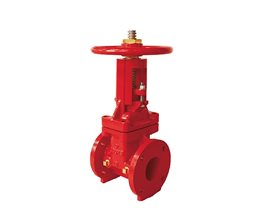 APC OS&Y Gate Valve Flanged PN16 UL/FM 6"  Rubberized wedge