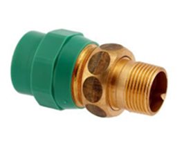 BAENNINGER Ρακόρ Προσαρμογής PP-R με Αρσενικό Σπείρωμα Φ 40x1.1/4"  για σωλήνες PP-R