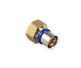 SESTA PRESS Nipple female w/swivel Nut 32x1"  Press Fitting