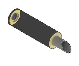 NUPI Preinsulated NIRONβ PP-RCT Pipe CLIMA w.FG SDR 7. BF&EF End d200  PP-R/PP-RCT pipes