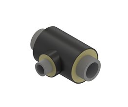 NUPI NIRONβ Προμονωμένα Συστολικά Ταυ BF PP-RCT SDR7,4 d125-90  για σωλήνες PP-R