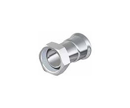 ISOTUBI Connector w/Swivel 316 35X1.1/4"  Press Fitting
