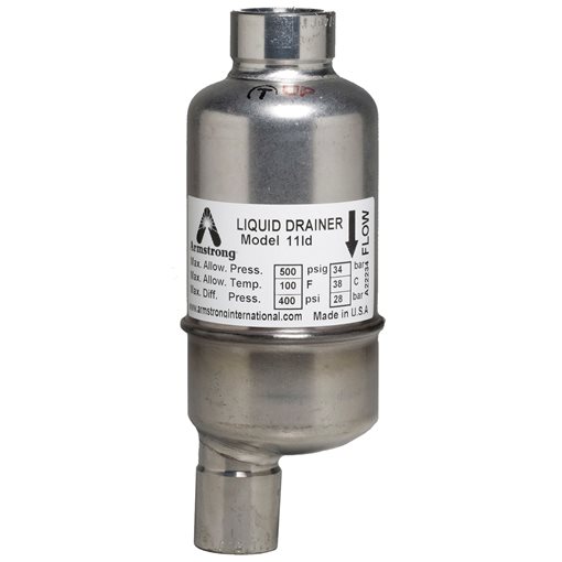 Armstrong Liquid Drainer 11LD 3/4 BSPT X 1/2 OUT 1/8