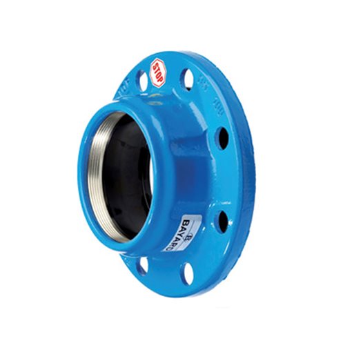 BELG.MAJOR STOP C1-35 flange adaptor, PVC-U &PE pipes 160mm PN16 DN150
