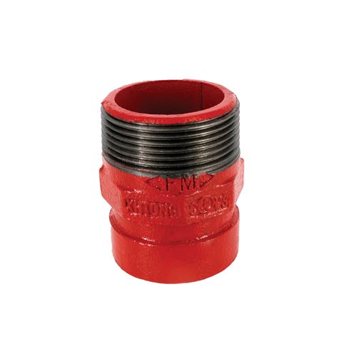 XHTONG Nipples Grooved/Threaded BSP 100 x 4"