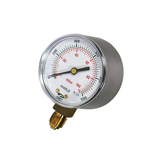 Μανόμετρο Υγραερίου 63mm x 250mbar
