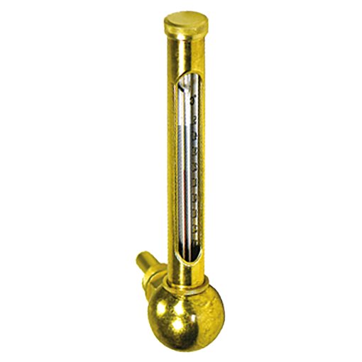 Θερμόμετρο Γωνιακό Ορειχάλκινο.-30C+50oC