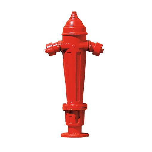 Double Hydrant, for Fire Protection 4"x2 1/2"x2 1/2"