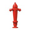 Double Hydrant, for Fire Protection 4"x2 1/2"x2 1/2"