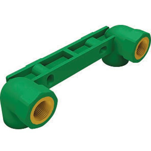 B-R PP-RCT Tab Connector 150mm Fem-cyl Green d25 x 1/2"