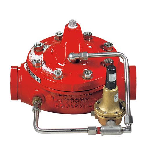 RAPIDROP RD90G-21 Μειωτής Πίεσης με Αυλακωμένα Άκρα, Class 150 UL 4"