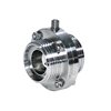 Butterfly Valves A480 DIN Bare Shaft EPDM Seat Male Ends 304/L DN100
