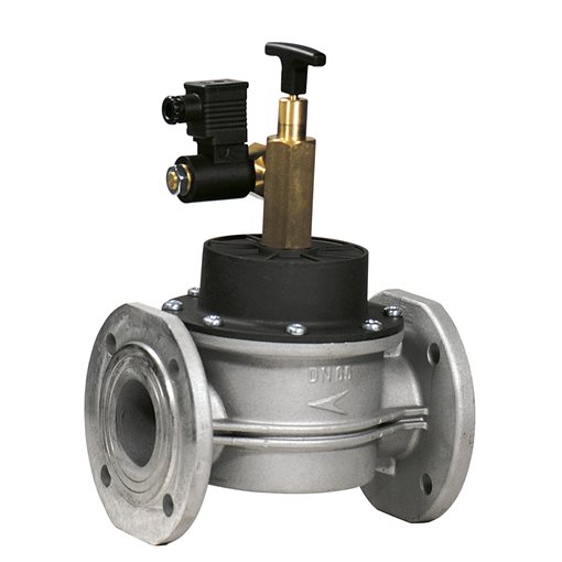 GECA Η/Μ Βαλβίδες Αερίου, NO 12Vac, 0-500mbar DN65