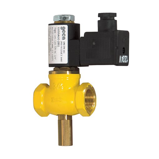 Solenoid Valves for Gas, 6bar 230Vac, NC, GECA 1 1/2"