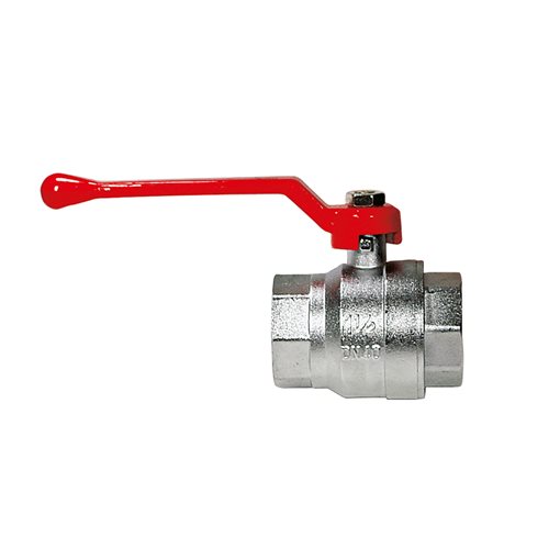 Brass Ball Valves APM FB, Red Flat Steel Lever, Thr. F/F 4"