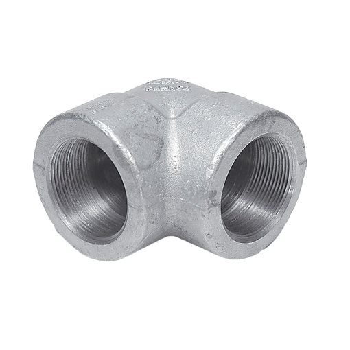 Elbows 3000# Thr. NPT F-F 90o Galvanized 1/2"