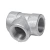 Tees 3000# Thr. NPT F-F Galvanized 1 1/2"
