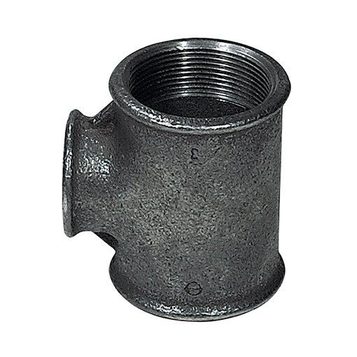 Tees Reducing Black 3/4"x3/4"x1/2"