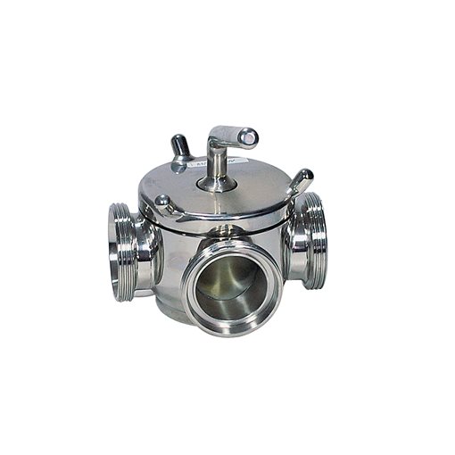 Plug Cocks, 3-Way, S/S, Food Quality 304L DN25