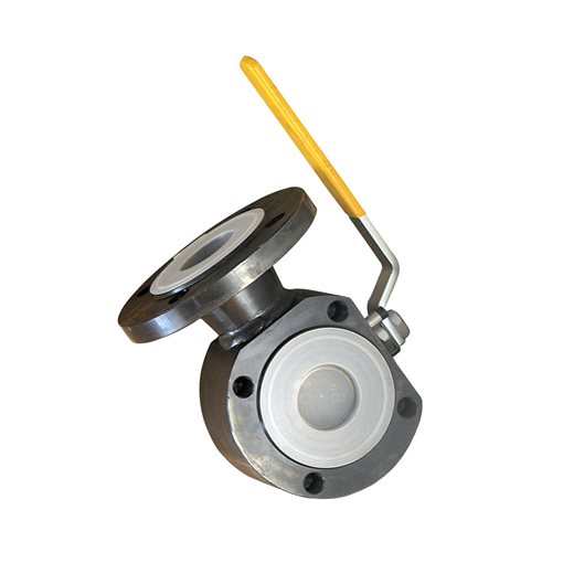 EFFEBI Ball Valves, MOON 3-Way-L A105, RB, PTFE, PN40, DN40
