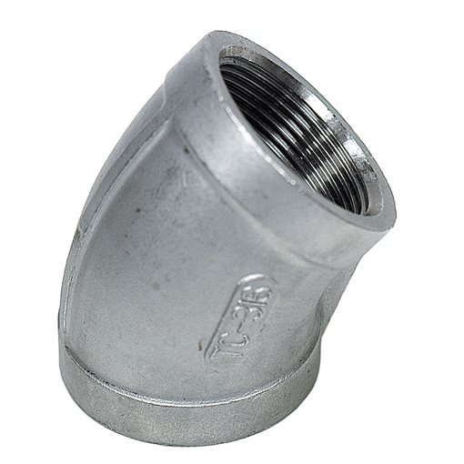 Elbows 45o L.R S/S T316 150# BSP F-F 3/8"