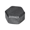 Caps Black 1/2"