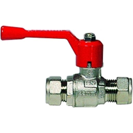 Ball Valves FB Cim209 w.Compres. Ends for Cu Pipes 15 x 15mm