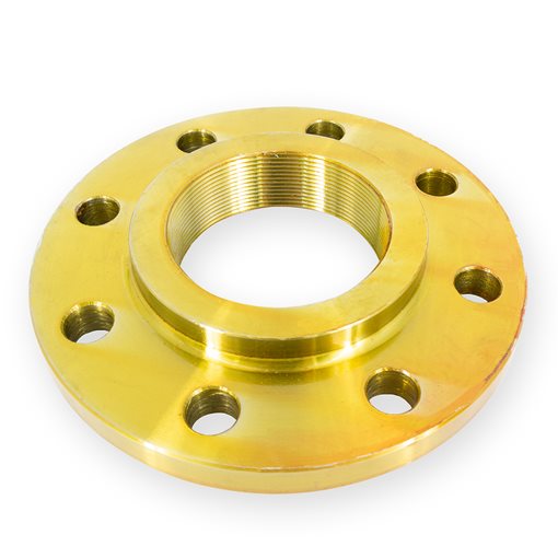 Flanges Forged C/S, ST.37 RF DIN2566 Thr.PN16 1 1/2"