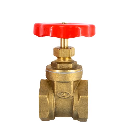 Brass Gate Valves Economic Type F-F, PN16 4"